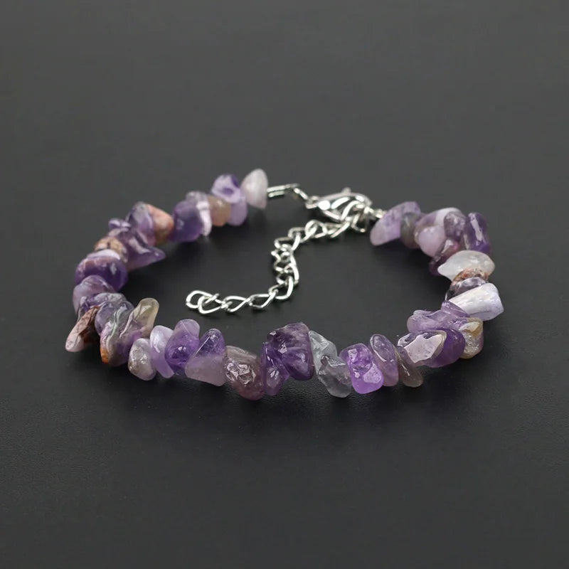 Natural Crystal Energy Gemstone Bracelet